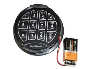 How to Change the Battery On a SecuRam Keypad - Step 2